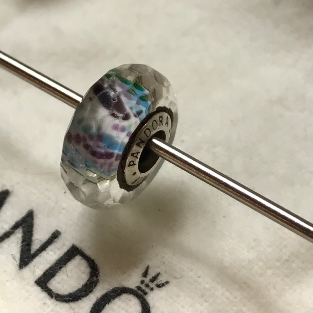 Pandora‎ multifaceted Murano glass charm ✨